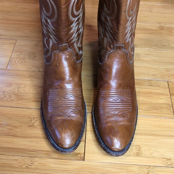 Dan Post Women's 7.5 Vintage Western Cowboy Boots American Made Soft - Picture 5 of 8